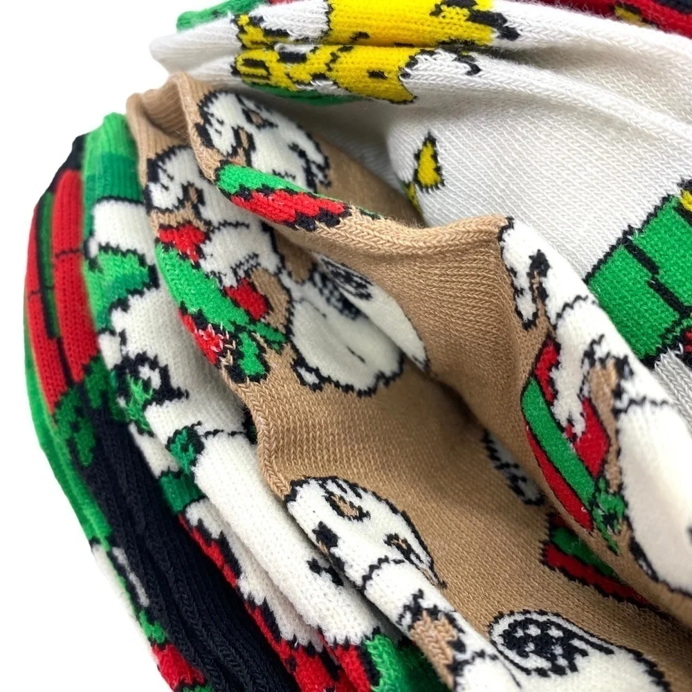 Peanuts Snoopy No Show Socks 6 Pairs